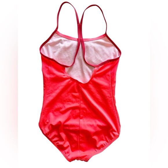 Nike Girls Racerback One Piece Bathing Suit Size 12 Medium - Picture 2 of 9